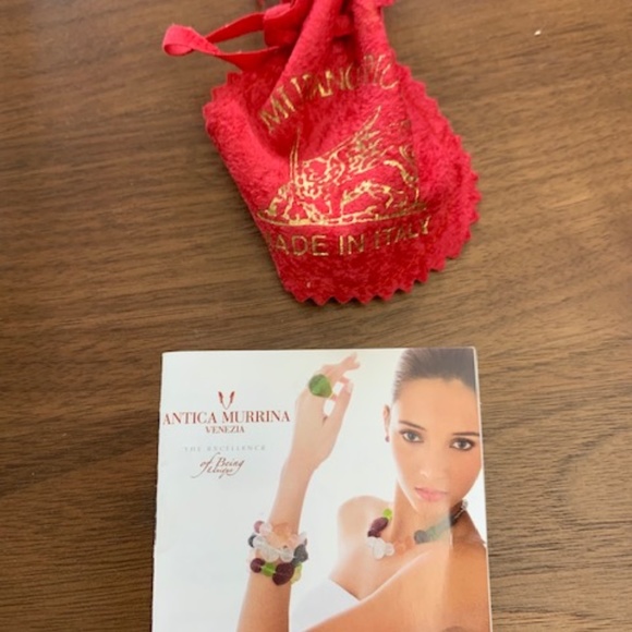 Murano Art Glass Necklace with Matching Earrings - Picture 6 of 6